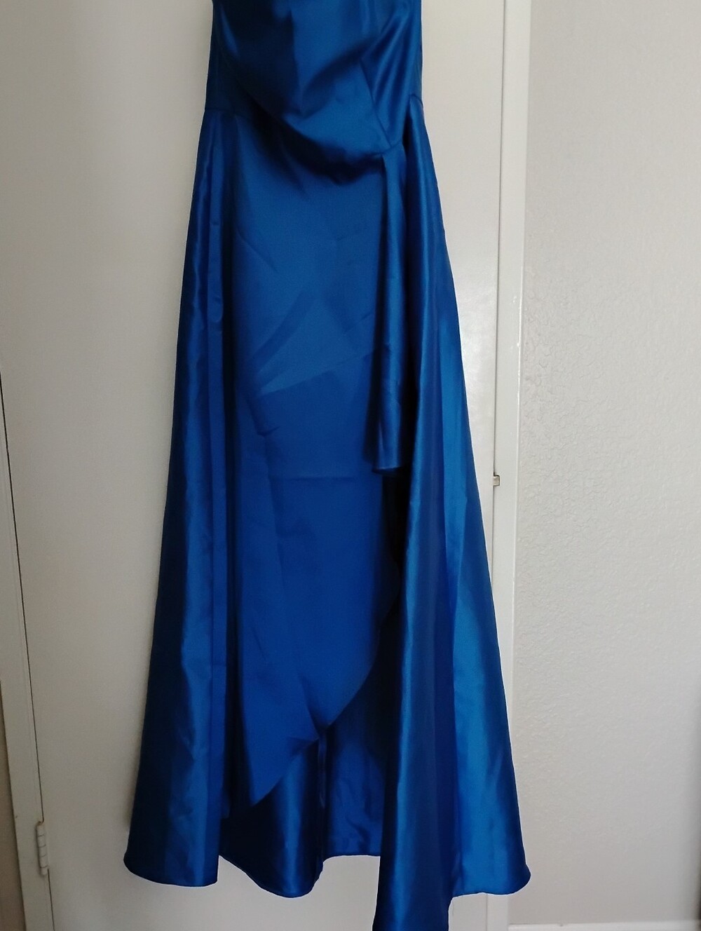 Alfred Sung Royal Blue Polyester Formal Evening Gown